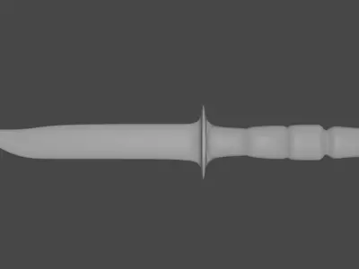 Kombat Knife Free 3D model