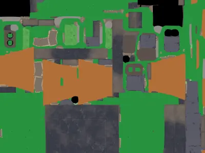 Missile Tower Low-poly 3D model