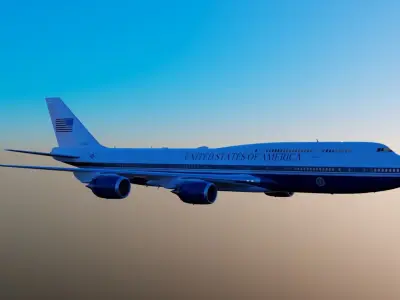 747-8 Airforce One - New Paint 3D model