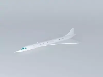 The Concorde Free 3D model