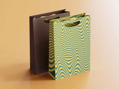 Paper Shopping Bag 3D model