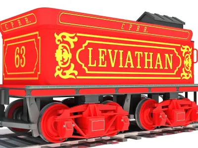Locomotive Tender 3D model