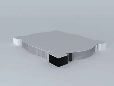 modern office interior 3D model