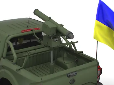 Nissan Navara Tekna Stugna P 2022 3D model