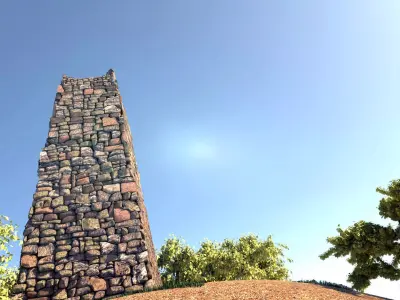 Hi-Res South Arabian Watchtower -Saudi Arabia 3D model