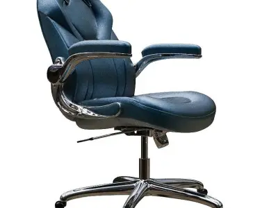 Office chair Low-poly 3D model