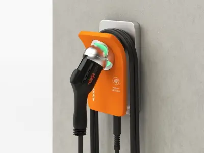 Electric Vehicle Chargepoint Part 01 3D model
