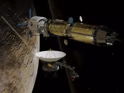 Voyager-Copernicus nasa spacecraft on mars 3D Model Collection