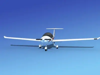 Daimond DA-20 Katana V04 3D model