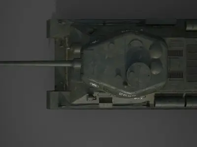T-34 Medium tank Low-poly 3D model