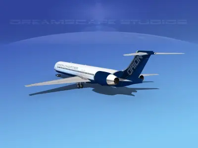 McDonnell Douglas MD83 Orion Charter 3D model