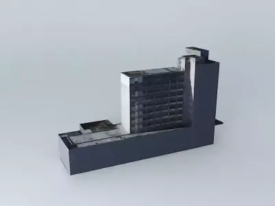 Building Galeria Favorita part 1 3D model