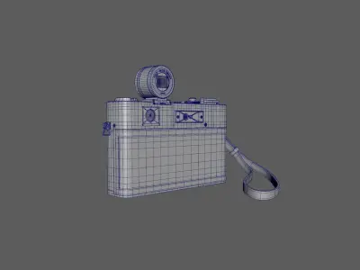 yashica 35 old camera classic camera leica 3D model