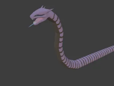 Manda dragon head 3D model