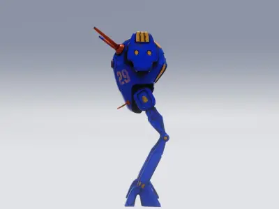 Robot mech Santinel 3D model