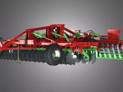 AGRO MASZ Tillage Machine 3D model