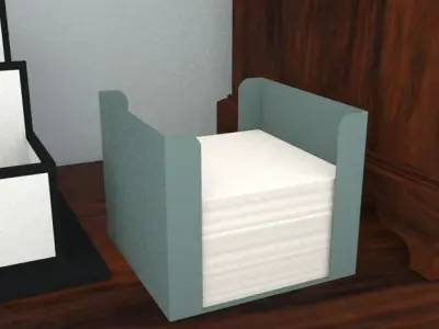 Note block Low-poly 3D model