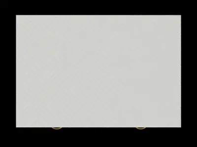 White Stripe Coffee Table Free low-poly 3D model