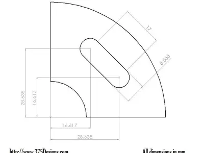 Modified BESISTA Tension Rod System M8 Free 3D model