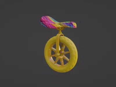 Unicycle 3D model order