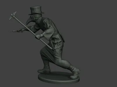 Hans Plague Doctor PDS007 3D print model