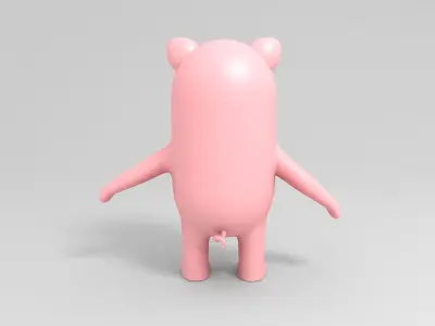 Pig Character 3D model