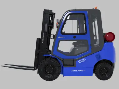 Fork lift truck JAC CPCD 25 3D model