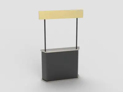 Advertising Stand 3D model