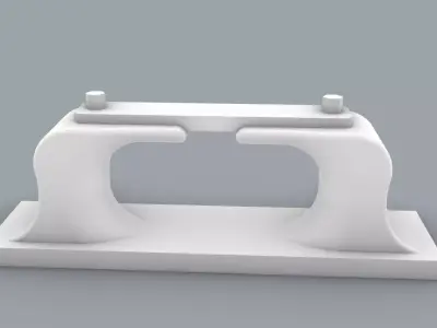 Fairlead 1 Low-poly 3D model
