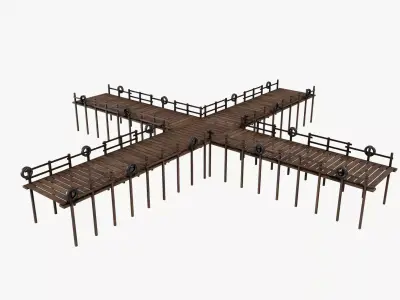 Fishing Harbor 3D model