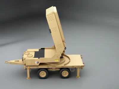 Epirus Leonidas Anti-Drone System Low-poly 3D model