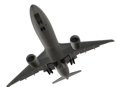 Boeing 777-200LR generic livery 3D model