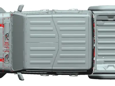 Jeep Gladiator Rubicon 2020 - Exterior Scan 3D model 3D model