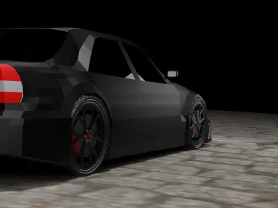 Mercedes C-Class DTM 1994 Free 3D model