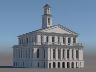 Modern City Building 005 3D model