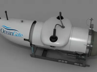 OceanGate Titan submarine 3D model