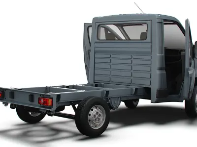 Citroen Jumper Chassis HQInterior SCab 3000WB 2023 3D model