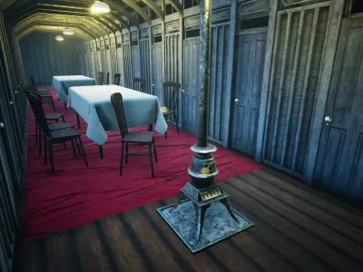 Steamboat Low-poly 3D model