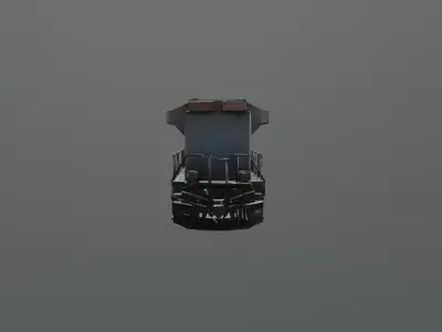 train wreck 3D model