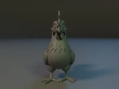 Titan Rooster 3D print model