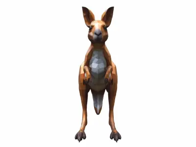 A Kangaroo 3D model