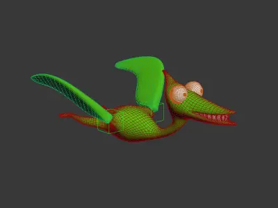 Toon Dinosaur Free 3D model