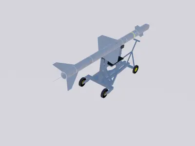 Mectron MAR-1 Low-poly 3D model