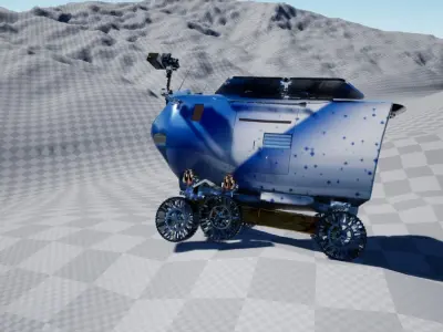 Mars Rover Vehicle Free 3D model