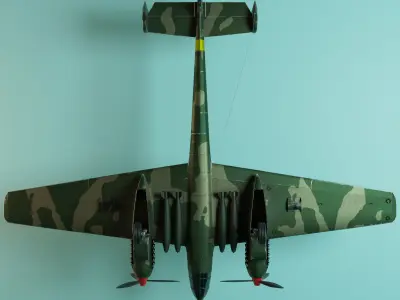 Messerschmitt Bf 162 - Jaguar - THE FAST LIGHT BOMBER - Low-poly 3D model