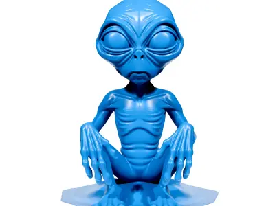 Alien 6 3D print model