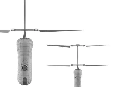 Selfie drone ROAM-e 3D model