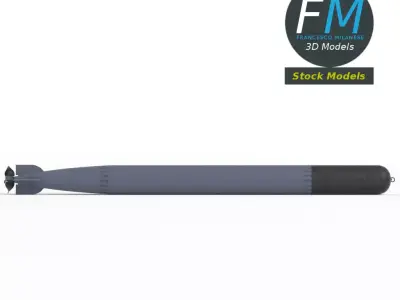 Torpedo weapon Free 3D model