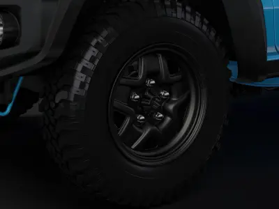 Suzuki Jimny Sierra JC 2019 wheel 3D model