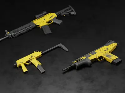 CS2 Bulldozer Collection 3D model